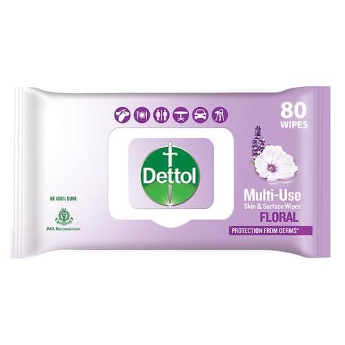 Dettol Disinfectant Wipes (80 Sheets)