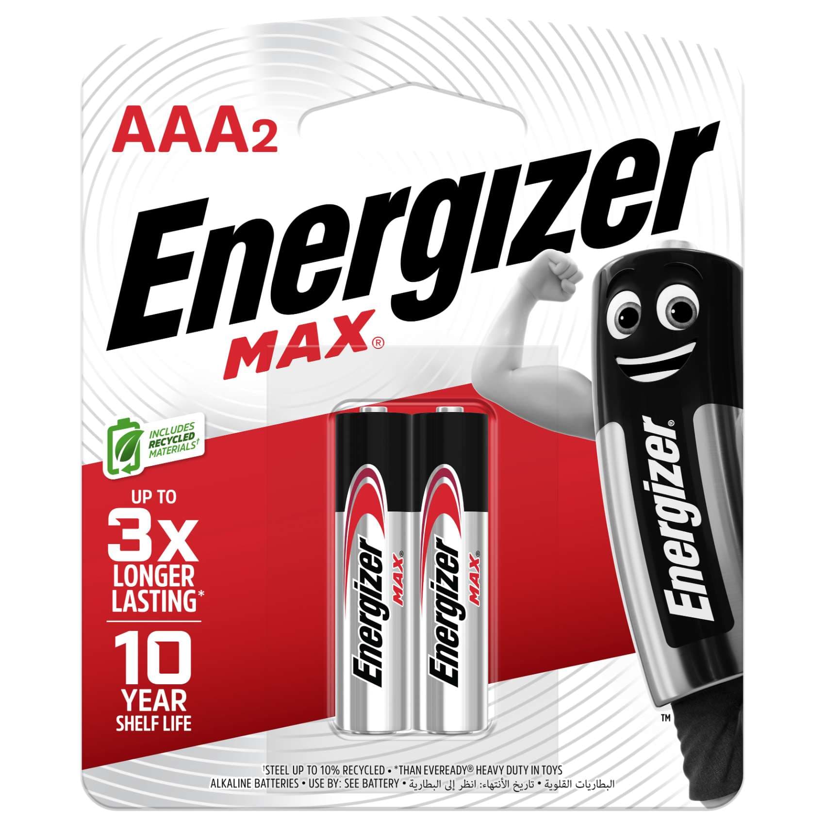 Energizer AAA Batteries (8 Pack)