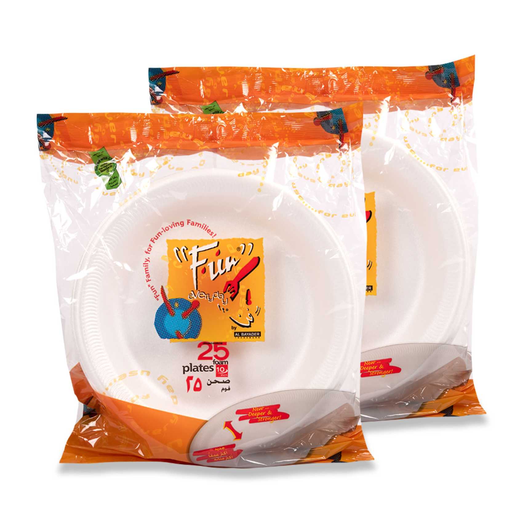 Hotpack Foam Plate 10 inch (25 Plates)
