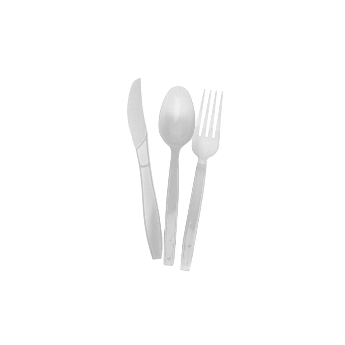 Hotpack Plastic Cutlery Set (Fork, Knife, Spoon, 50 Sets)