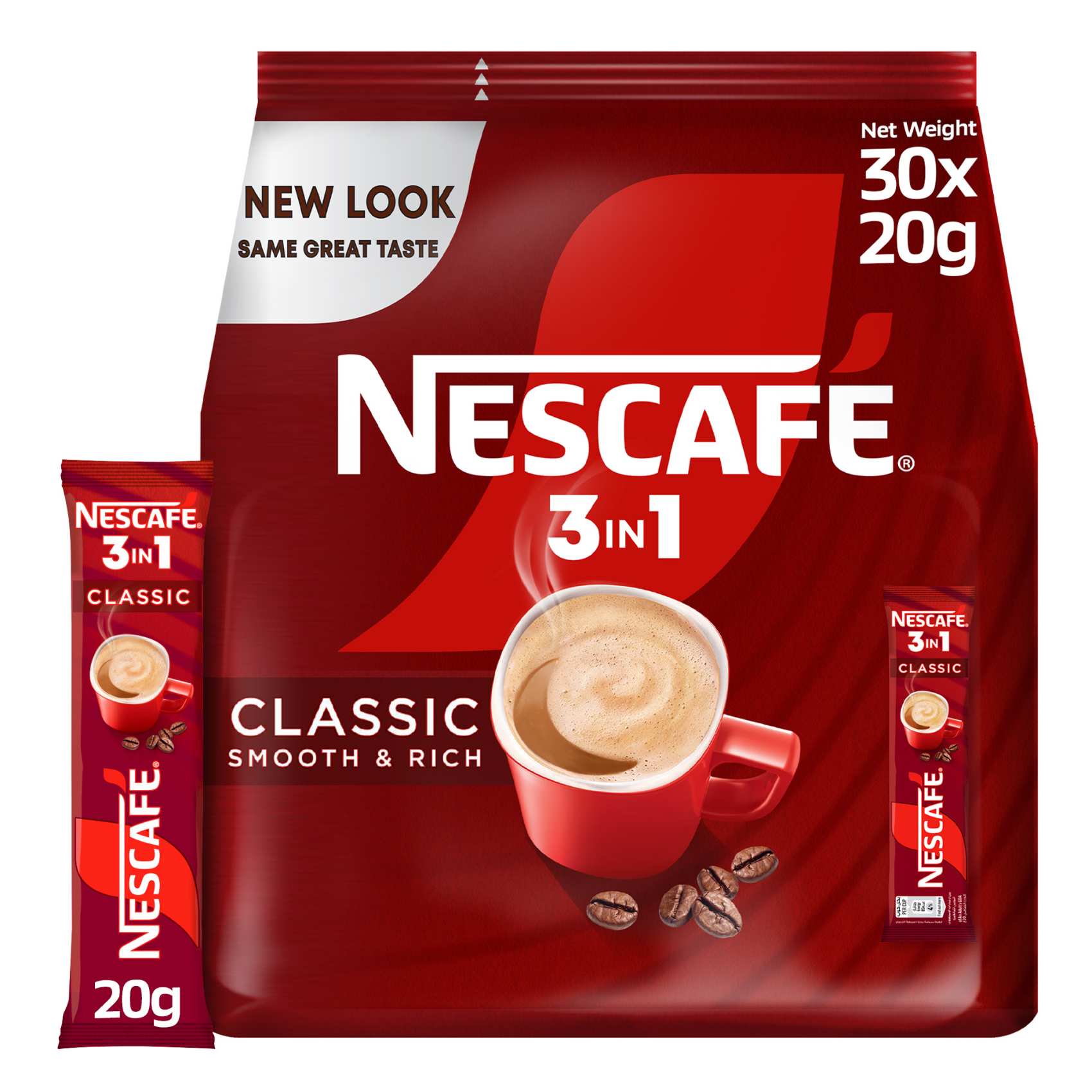 Nescafe 3in1 Classic Instant Coffee (30 Sticks)