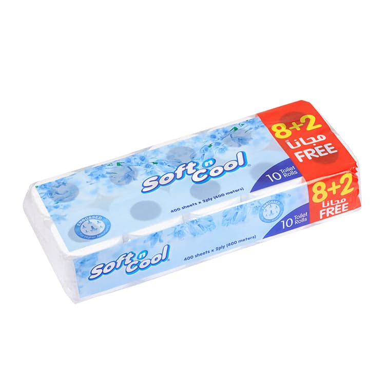 Soft & Cool Toilet Roll (10 Pack)