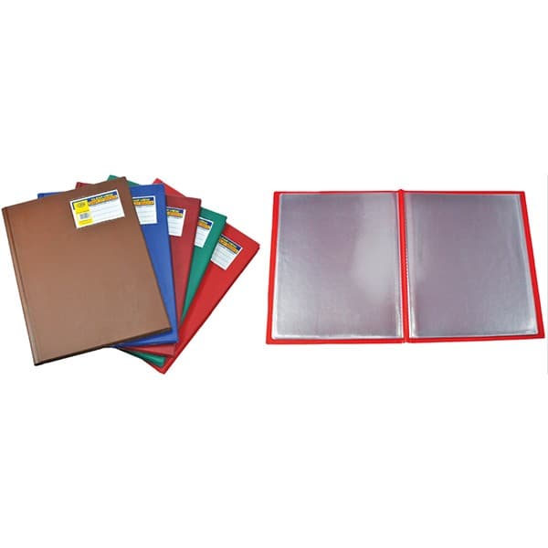 FIS Clear Book Display Folder (40 Pockets, A4)