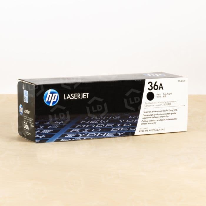 HP 36A Black Toner Cartridge (CB436A)